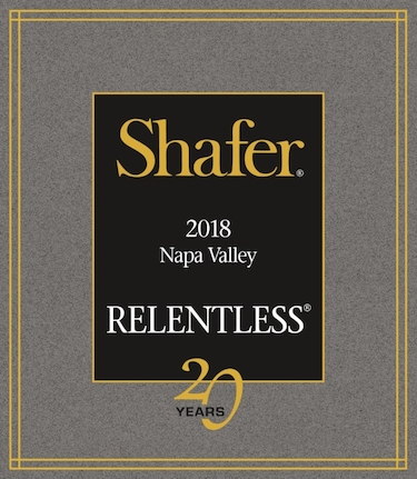 2018 Shafer Relentless Signed Bottles